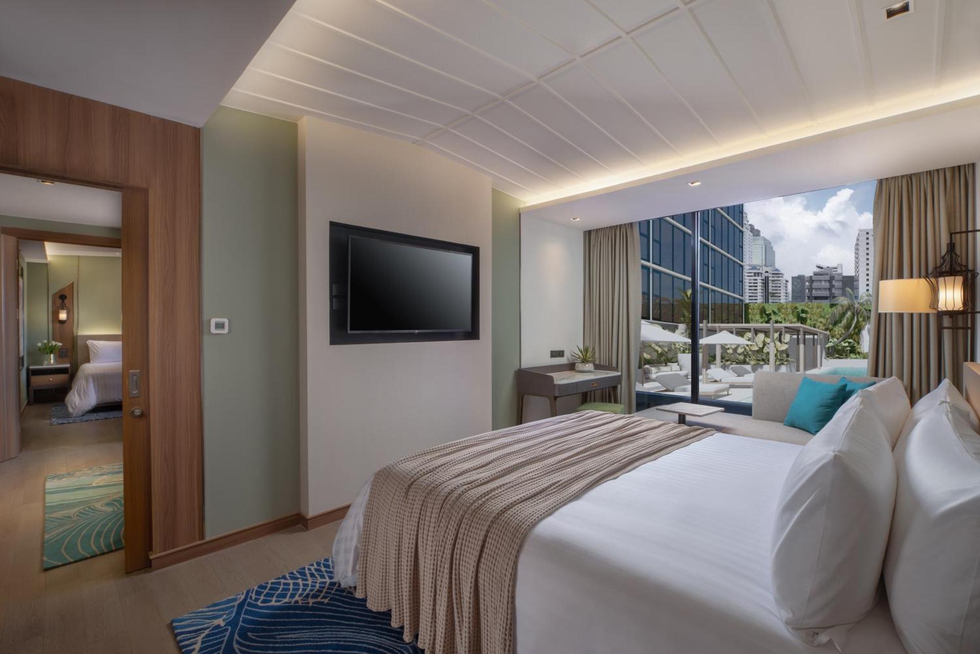 Nysa Hotel Bangkok Sukhumvit 11 Eksteriør billede A bedroom at the hotel